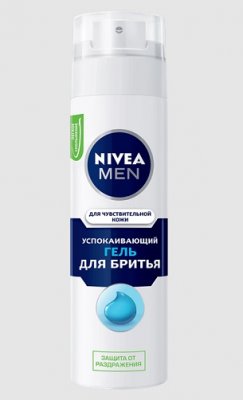 Купить nivea (нивея) для мужчин гель для бритья для чувствительной кожи, 200мл в Заволжье