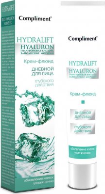 Купить compliment hydralift hyaluron (комплимент) крем-флюид для лица дневной глубокого действия, 50мл в Заволжье