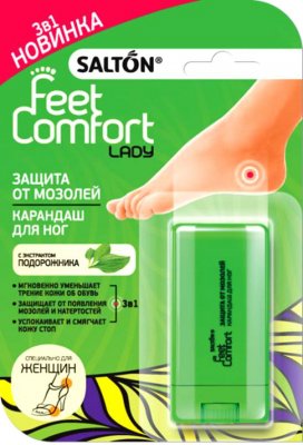 Купить salton (салтон) feet comfort lady карандаш защита от мозолей, 14мл в Заволжье
