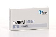 Купить тиаприд, таблетки 100мг, 20 шт в Заволжье