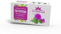 Купить чайный напиток алтайфлора расторопша, фильтр-пакеты 1,5г, 20 шт бад в Заволжье