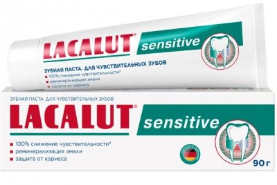 Купить lacalut (лакалют) зубная паста сенситив, 90г в Заволжье