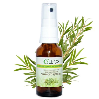 Купить oleos (олеос) природный антисептик косметическое масло австралийского чайного дерева, спрей 30мл в Заволжье