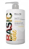 Купить ollin prof basic line (оллин) кондиционер для сияния и блеска волос с аргановым маслом, 750мл в Заволжье