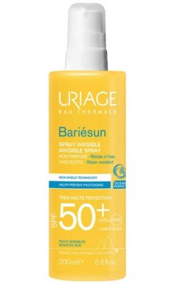 Купить uriage bariesun (урьяж барьесан) спрей для лица и тела солнцезащитный без ароматизаторов 200мл spf50+ в Заволжье