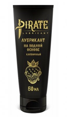 Купить pirate (пират) лубрикант на водной основе клубничный, 50мл в Заволжье