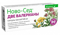 Купить ново-сед две валерианы, капсулы массой 546мг 30шт бад в Заволжье
