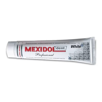 Купить мексидол дент (mexidol dent) зубная паста профессиональная отбеливающая, 65г в Заволжье