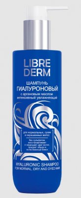 Купить librederm (либридерм) гиалуроновый шампунь интенсивное увлажнение с аргановым маслом, 250мл в Заволжье