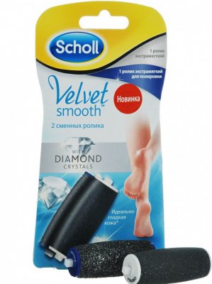 Купить scholl (шолл) сменый ролик для электрической пилки жестий 1 шт+мягкий 1 шт в Заволжье