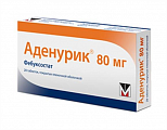 Купить аденурик, таблетки, покрытые пленочной оболочкой 80мг, 28шт в Заволжье