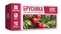 Купить фиточай брусники листья грин сайд, фильтр-пакеты 1,5г, 20 шт бад в Заволжье