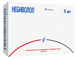 Купить небиволол, таблетки 5мг 56шт в Заволжье