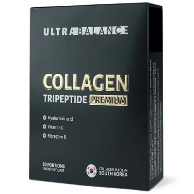 Купить ultrabalance (ультрабаланс) коллаген трипептид премиум, саше 30 шт бад в Заволжье