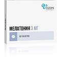 Купить мелатонин, таблетки, покрытые пленочной оболочкой 3мг, 60 шт в Заволжье