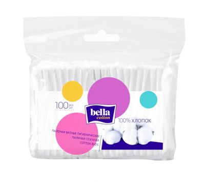 Купить bella cotton (белла) ватные палочки 100 шт в Заволжье