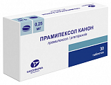 Купить прамипексол канон, таблетки 0.25мг 30шт в Заволжье
