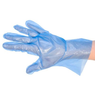 Купить перчатки албенс хозяйственно-бытовые для косметических процедур голубые универсальные одноразовые, 100 шт в Заволжье