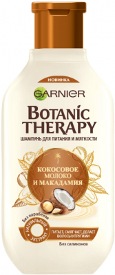 Купить garnier botanic therapy (гарньер) шампунь для волос кокос и макадамия 400мл в Заволжье