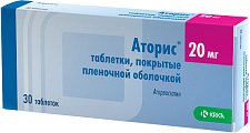 Купить аторис, таблетки, покрытые пленочной оболочкой 20мг, 30 шт в Заволжье