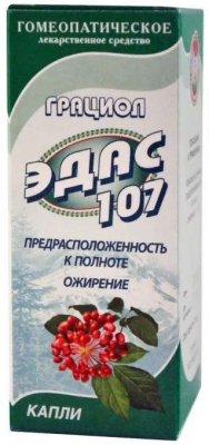 Купить эдас-107 грациол (полнота), капли для приема внутрь гомеопатические, 25мл в Заволжье