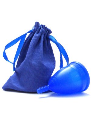 Купить онликап (onlycup) менструальная чаша серия лен размер s, синяя в Заволжье
