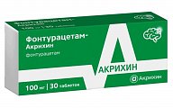 Купить фонтурацетам-акрихин, таблетки 100мг, 30 шт в Заволжье