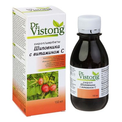 Купить dr. vistong (доктор вистонг) сироп шиповника с витамином с, 150мл в Заволжье