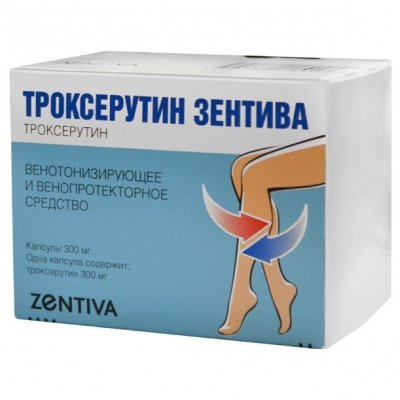Купить троксерутин зентива, капс 300 мг №30 (зентива а.с., чешская республика) в Заволжье