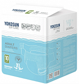 Купить yokosun (йокосан) подгузники на липучках для взрослых размер xl, 10шт (объем 130-170см) в Заволжье
