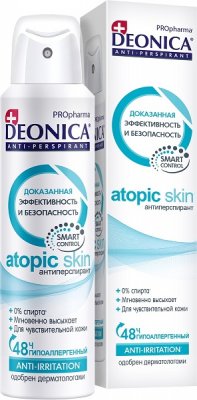 Купить deonica (деоника) дезодорант атопик скин аэрозоль 150мл в Заволжье