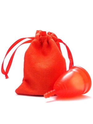 Купить онликап (onlycup) менструальная чаша серия лен размер l, красная в Заволжье