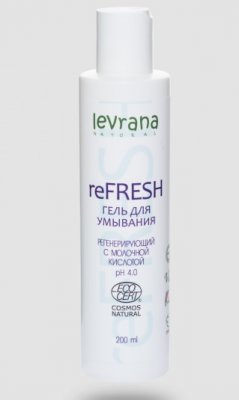 Купить levrana (леврана) гель для умывания регенерирующий refresh, 200мл в Заволжье