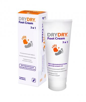 Купить драйдрай (dry dry) фут крем для ног многофункциональный 100 мл в Заволжье