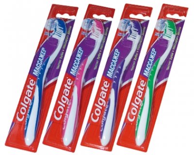Купить колгейт (colgate) зубная щетка массажер мягкая, 1 шт в Заволжье