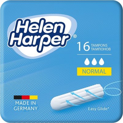 Купить helen harper (хелен харпер) нормал тампоны без аппликатора 16 шт в Заволжье