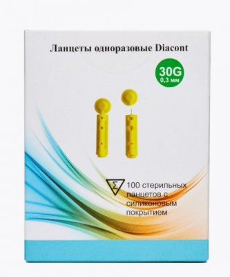 Купить ланцеты (скарификатор) diacont, 100 шт в Заволжье