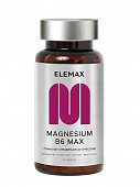 Купить elemax magnesium b6 max (элемакс магнезиум в6 макс) таблетки, 60 шт бад в Заволжье