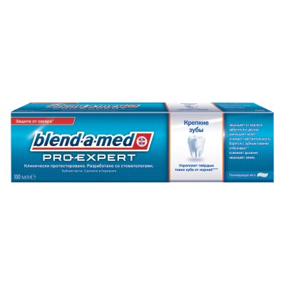 Купить бленд-а-мед зубная паста (blend a med) про-эксперт крепкие зубы тонизирующая мята, 100мл в Заволжье