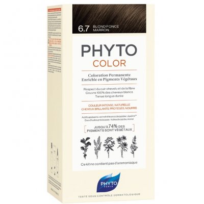 Купить фитосолба фитоколор (phytosolba phyto color) краска для волос оттенок 6.7 тёмно-шоколадный блонд в Заволжье