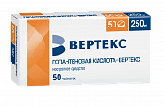 Купить гопантеновая кислота-вертекс, таблетки 250мг, 50 шт в Заволжье