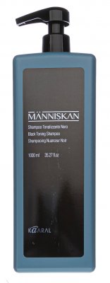 Купить каарал (kaaral) manniskan шампунь черный тонирующий, 1000мл в Заволжье