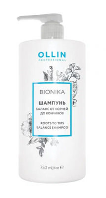 Купить ollin prof bionika (оллин) шампунь для волос баланс от корней до кончиков, 750мл в Заволжье