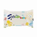 Салфетки влажные детские алоэ вера SoftLife Baby (СофтЛайф)  20шт
