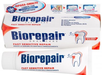 Купить биорепейр (biorepair) зубная паста для чувствительных зубов 75мл в Заволжье