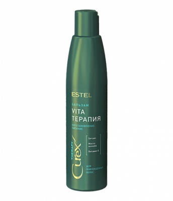 Купить estel (эстель) бальзам для поврежденных волос vita-терапия curex therapy, 250мл в Заволжье