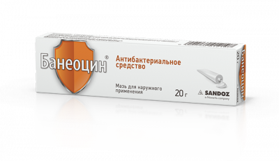 Купить банеоцин, мазь для наружного применения 250ме/г+5000ме/г, 20г в Заволжье