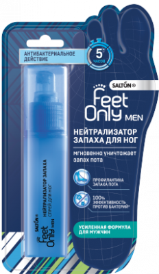 Купить salton (салтон) feet men нейтрализатор запаха для ног для мужчин, 60мл в Заволжье