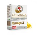Купить океаника омега 3-60%, капсулы 1400мг, 30 шт бад в Заволжье