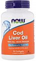 Купить now foods (нау фудс) рыбий жир из печени трески 1000мг, капсулы 1391мг, 90 шт бад в Заволжье